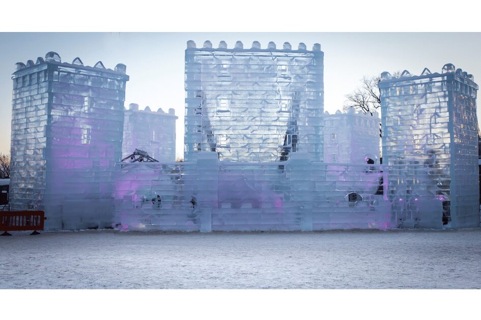 ケベックウィンターカーニバルの氷の宮殿